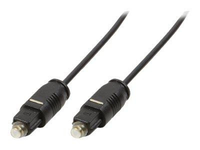 LogiLink Audiokabel 1x Toslink -> 1x Toslink St/St 1.50m bk