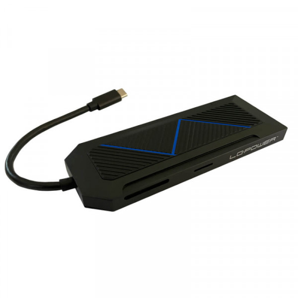LC-Power USB-Hub LC-HUB-C-Multi-6-RGB