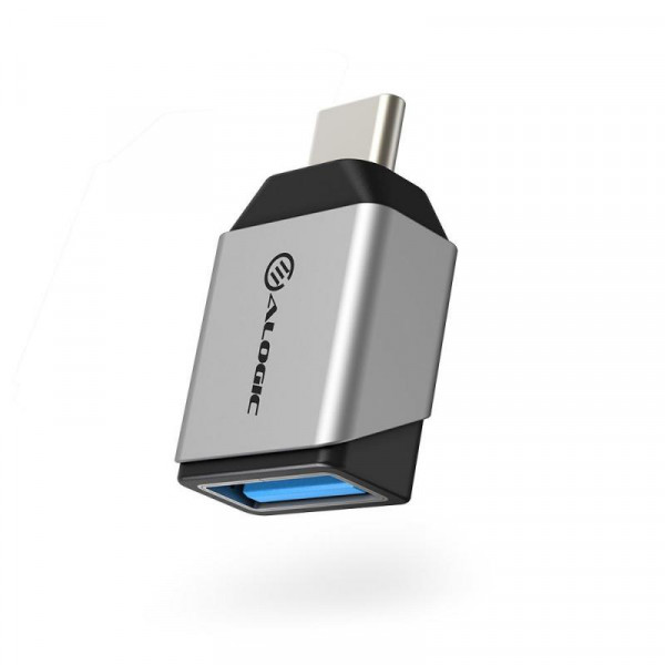 Alogic Adapter Ultra Mini USB-C to USB-A grau