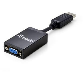 Equip Adapter DisplayPort -> VGA schwarz