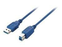 Equip USb Kabel Equip A -> B St/St 1.00m blau Polybeutel