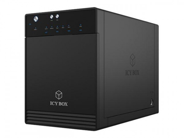 Gehäuse IcyBox USB 3.1(Gen2) 4x2,5"/3,5" SATA3 IB-3740-C31 (b)