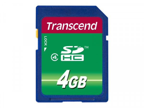 SD Card 4GB Transcend SDHC Class4