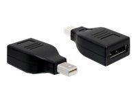 Displayport Adapter Delock mini DP -> DP St/Bu schwarz