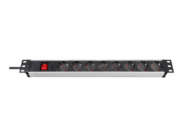 Steckdosenleiste Alu-Line 48,3cm Brennenstuhl 8fach 2m Schal
