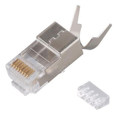 Equip Stecker Cat.8 RJ45 geschirmt 50er Set grau