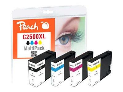 Peach Patrone Canon PGI-2500XL MultiP. Retail Füllanz. Comp.