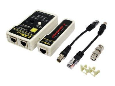 LogiLink Kabeltester Netzwerk RJ45/RJ11/RJ12& BNC Stecker