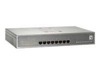 LevelOne Switch 8x GE GEP-0822 240W 8xPoE+