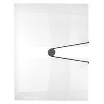 Herlitz Sammelbox A4 PP 4.0cm farbl.transp. m.Gummizug