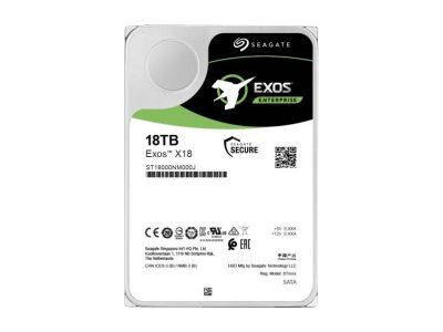 Seagate 8.9cm (3.5") 18TB SATA3 Exos X18 512e 7200 256MB