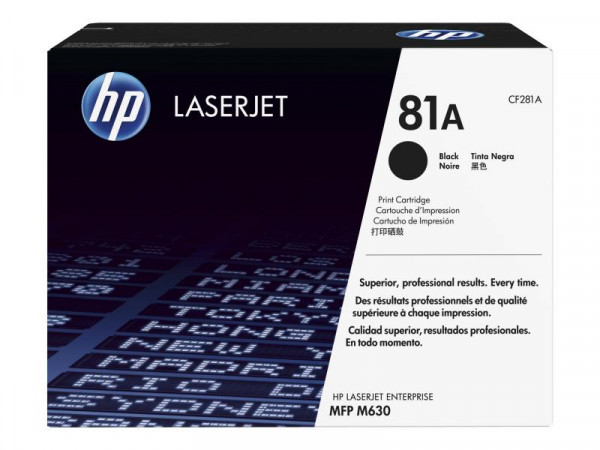 Toner HP CF281A Black LaserJet TonerCart