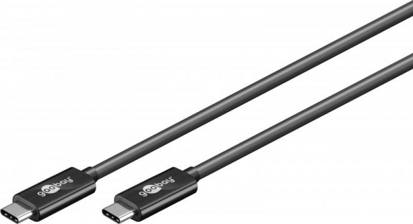 Goobay USB 3.1 Gen2 USB-C, 1m, schwarz, retail polybag