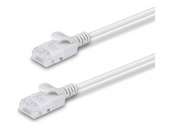 LINDY Patchkabel Cat.6A U/UTP Ultra Slim grau 0,5m