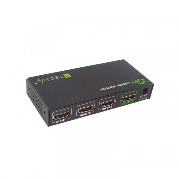 Techly HDMI Switch 4K, UHD, 3D, 3 Wege