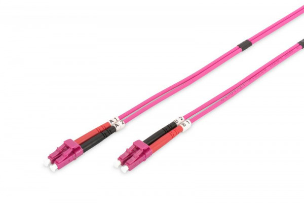 DIGITUS LWL Patchkabel LC -> LC 2.00m Multimode Duplex OM4