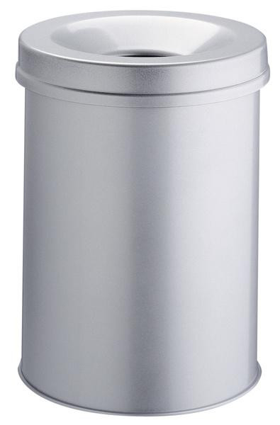 DURABLE Papierkorb Safe rund 30 Liter grau