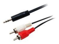 Equip Audiokabel 3.5mm/2x RCA St/St 2.50m Polybeutel