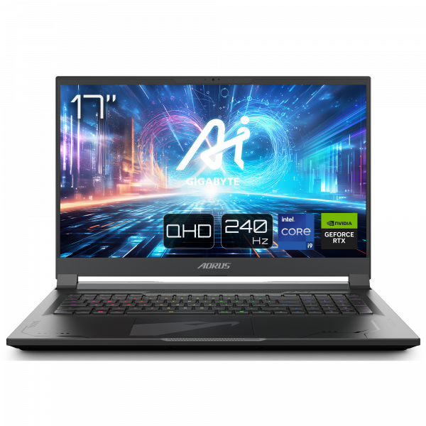 Notebook GBT AORUS 17X AZG-65DE665SH 17" i9 W11 240Hz