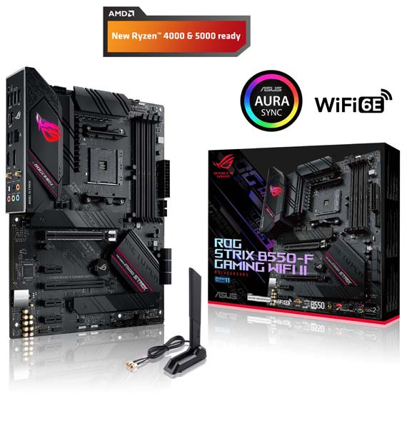 Mainboard ASUS ROG STRIX B550-F GAMING (WIFI II) (AMD,AM4,DDR4,ATX)
