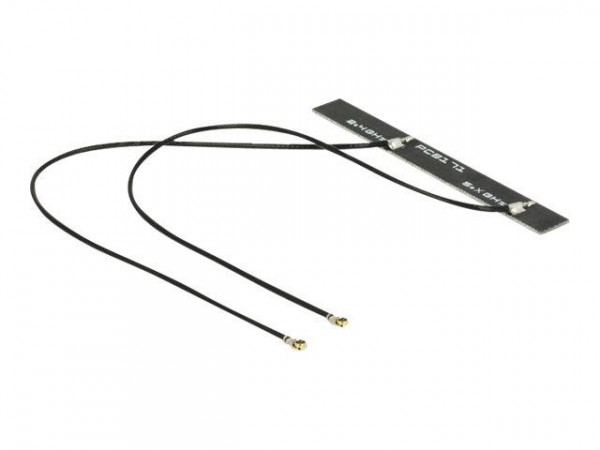 WL-Antenne Delock 2x I-PEX Mini, intern, 2x 0.15m, 802.11