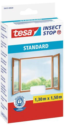 tesa Fliegengitter Standard Klettband 1,3x1,5m weiß