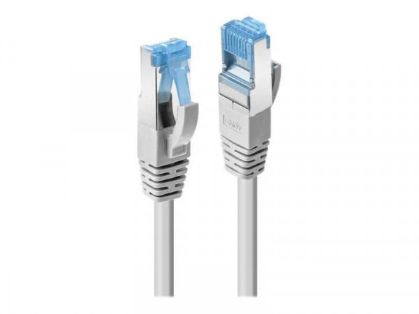LINDY Patchkabel Cat.6A S/FTP TPE, grau 10m