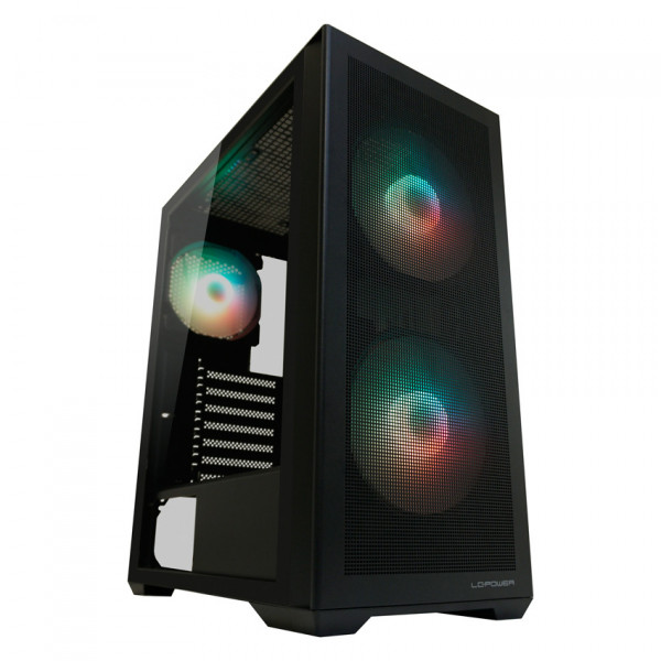 LC-Power Geh Midi ATX Gaming 717B - Meshwork_L Dark - o.N.