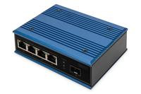 DIGITUS Switch Ind. 4-Port 10/100 blau