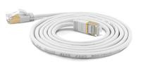 Wantec Patchkabel SSTP CAT7 Ste. CAT6a d=4mm 1,50m weiß