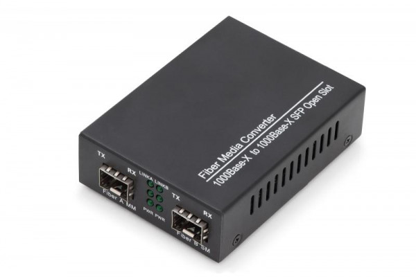 DIGITUS Konverter Gigabit Multi-/Singlem. Media SFP