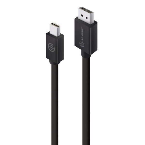 Alogic Mini DisplayPort to DisplayPort Kabel M/M 1m schwarz