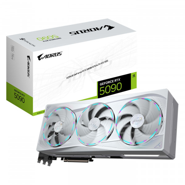Gigabyte RTX5090 AORUS Stealth ICE 32GB GDDR7 HDMI 3xDP