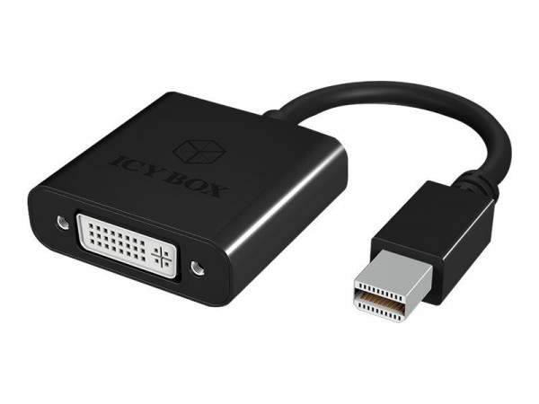 Adapter IcyBox 1x Mini DisplayPort Stecker -> 1x DVI Buchse