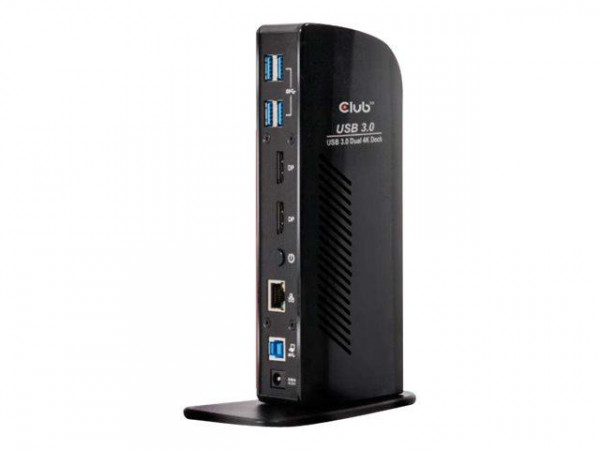 Club3D 4K Dockingst.60Hz USB3 ->6xUSB3/2xDP/LAN/Audio bl.