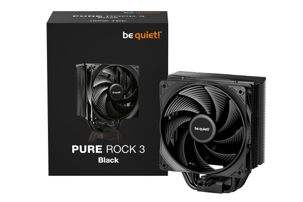 be quiet! Kühler PURE ROCK 3 Black