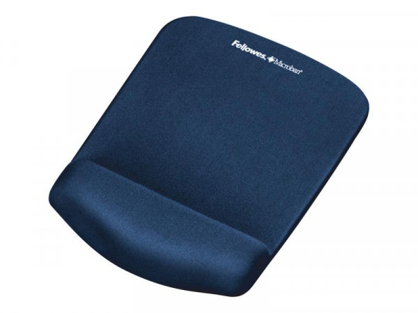 Fellowes Mauspad Plushtouch Tatstatur-Handgelenkauflage blau
