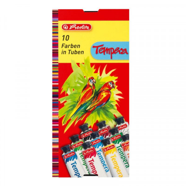 Herlitz Temperafarbe 10 Tuben