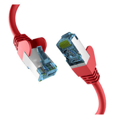 EFB RJ45 PATCHKABEL mit CAT7 ROHKABEL ROT 5m
