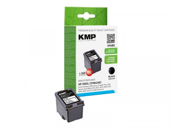 KMP Patrone HP 3YM62AE Nr.305XL black 480 Seiten 10ml H96BX