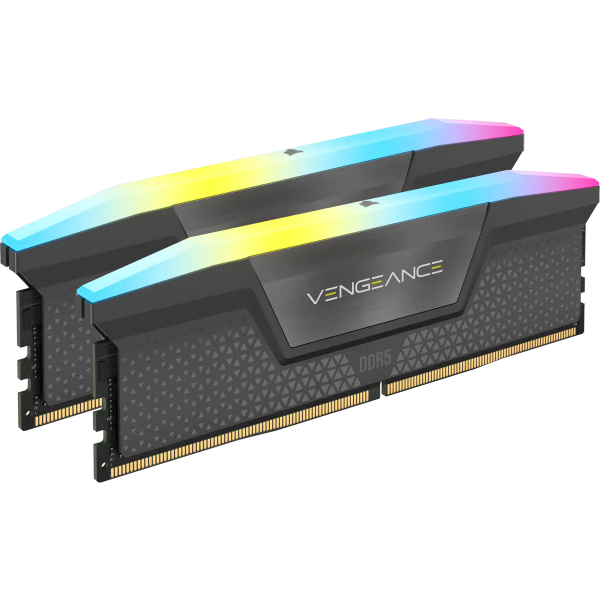 DDR5 64GB PC 5600 CL40 CORSAIR KIT (2x32GB) Vengeance RGB grey