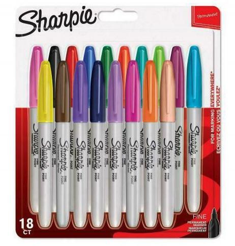 Sharpie Marker Fein Rundspitze F 18er Fun-Farben