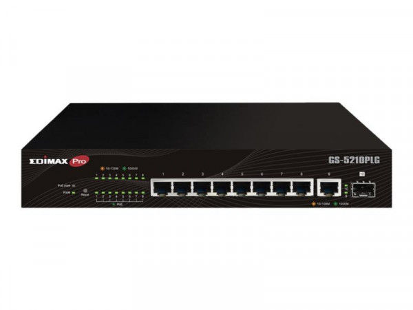 Switch EDIMAX Pro 10x GE GS-5210PLG (POE+)
