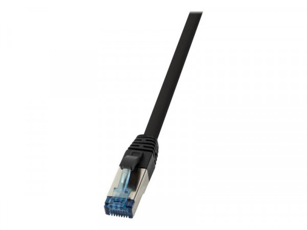 LogiLink Patchkabel CAT6A S/FTP AWG27f. Industrie black 50m