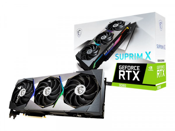 (B-Ware) MSI RTX3080 SUPRIM X LHR 10GB GDDR6X HDMI 3xDP