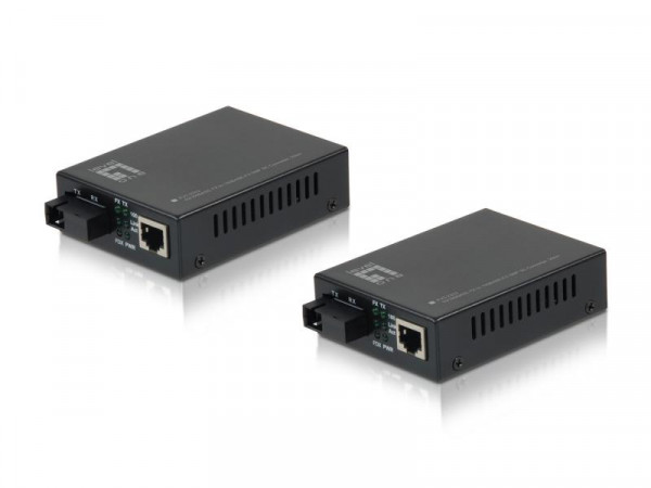 LevelOne Konverter FVT-2202 10/100T>1000FX BIDI SM 20km