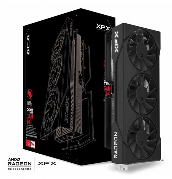 XFX RX 9060XT Swift Triple Fan OC Black 16GB GDDR6