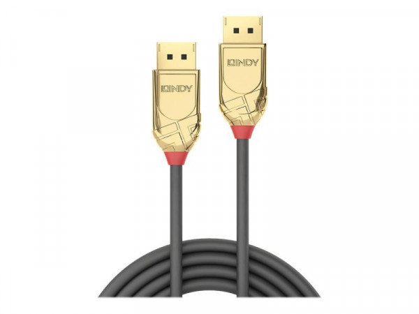 Lindy DisplayPort Kabel Gold Line 8K60Hz 1m