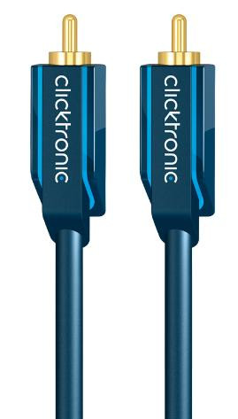 Clicktronic Casual Audiokabel Cinch, 1,0