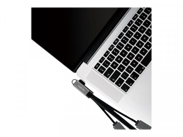 LogiLink USB HUB 3-Port,2xUSB2.0AF + 1xUSB3.0AF,gewink.Steck